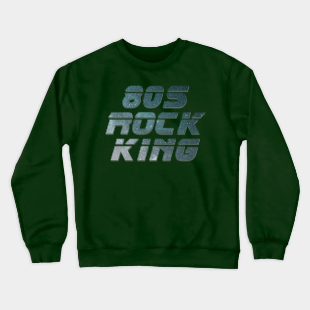 80s Rock King Crewneck Sweatshirt by afternoontees